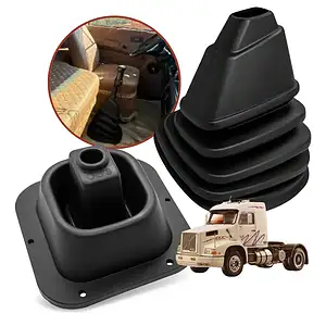 Kit Coifa Guarda Pó Alavanca Cambio Volvo Edc Nl12 Nl10 360
