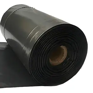 Lona Plástica Reforçada / Grossa Preta 4 X 15 M