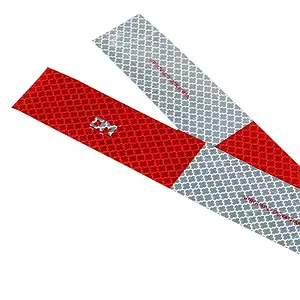 10 - Faixa Refletiva Lateral Dm Caminhão Denatran Cor Vermelho