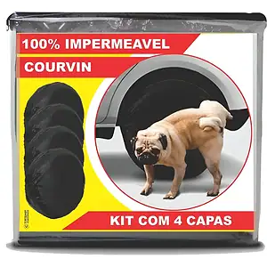 Capa Protetora Pneu Roda Aro 17 / 18 Anti Xixi Corosão 4 Un.