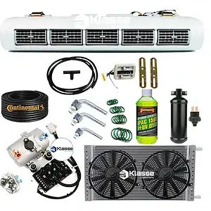 Kit Ar Condicionado Elétrico Caminhões 12v Caixa 5 Difusores