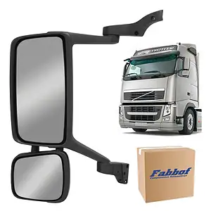 Espelho Retrovisor Caminhão Volvo Fh 2010/2014 Fabbof