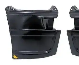 Par Tampa Estribo Anti Furto Caminhão Mb Atego - Preto