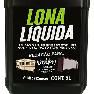 Lona Líquida 5l Para Vedação De Calha E Teto