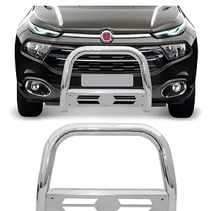 Quebra Mato Fiat Toro (4x2) 2019 2020 2021 Cromado Volcano