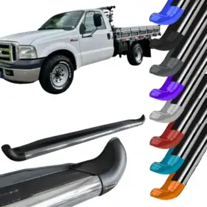 Estribos Coloridos Ford F350 Cabine Simples 2011 A 2016