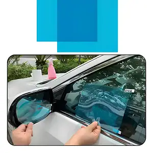 2 Película Anti Embace Chuva Carro Caminhão Janela Retroviso