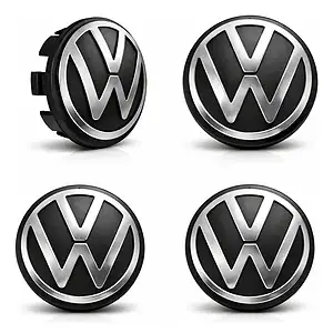 Jogo 4 Calotinha Miolo Central Tampa Roda Vw Jetta Nivus