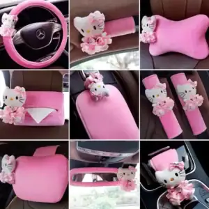 Conjunto De Acessórios Para Interior De Carro Feminino