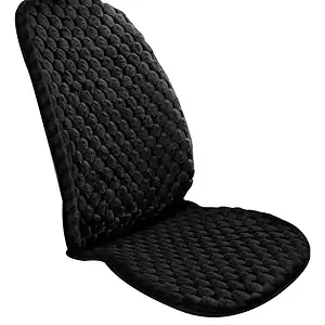 Almofada De Assento De Carro De Inverno Acessórios Preto