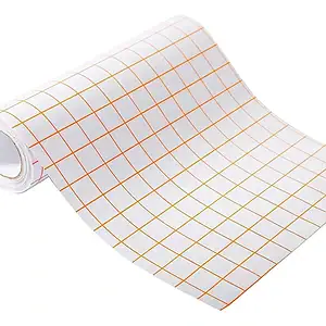 Fita De Transferência Para Vinil - 12 X 6,6 Pés Com Grade Tr