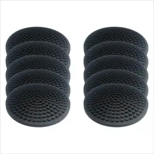 Kit C/ 30 Porta Copo Borracha Retém Liquido Bolachão 9cm