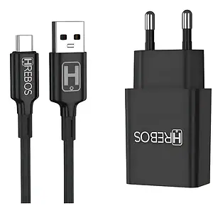 Carregador De Parede + Cabo Hs-150c / Hs-150i