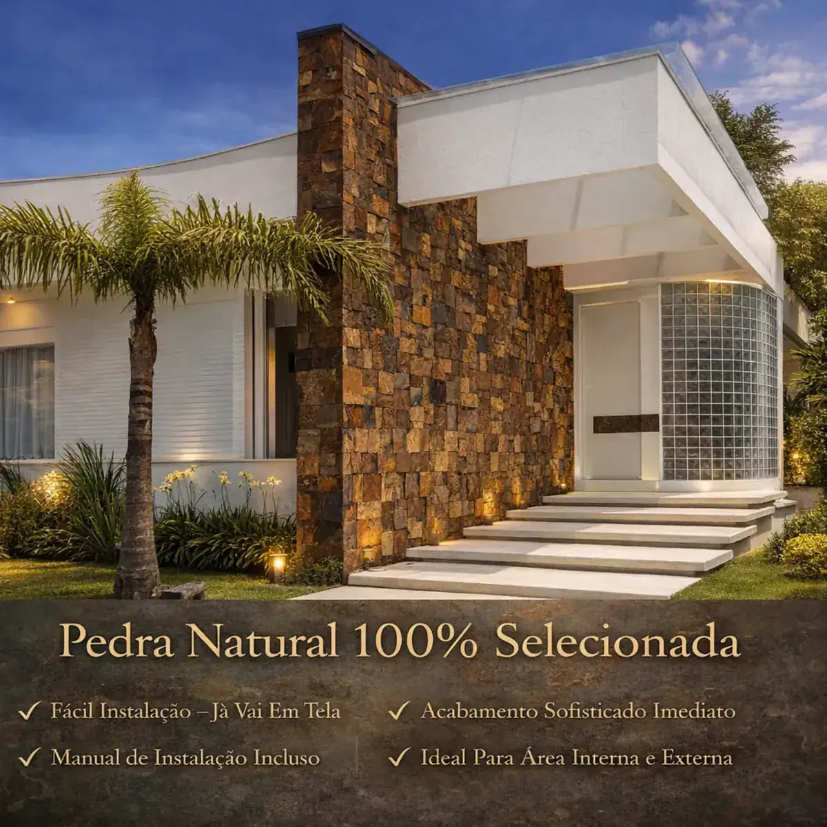 Pedra Ferro Placa 30x30 Revestimento Direto De Fábrica - Imagem 2
