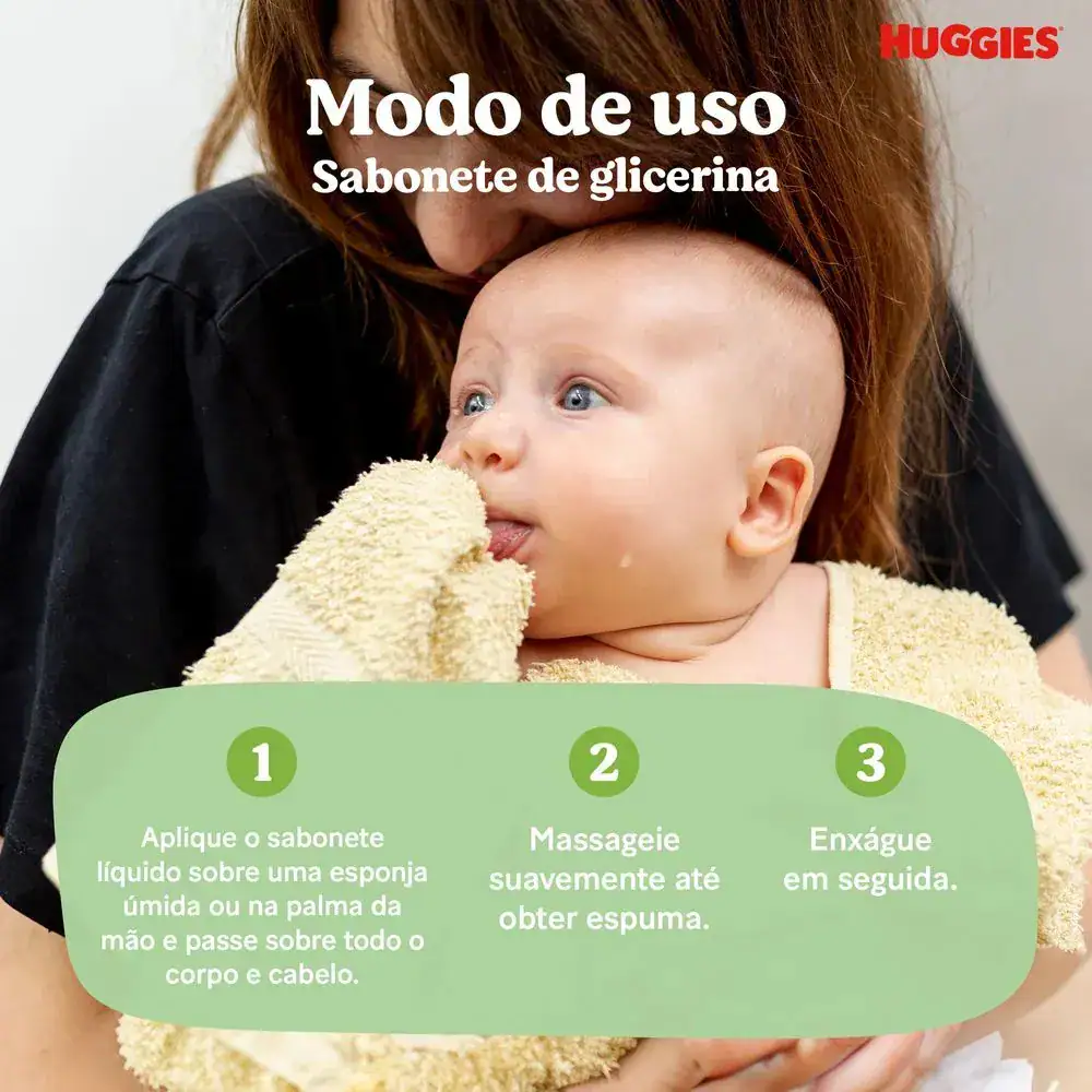 Huggies Sabonete Líquido Baby Chá de Camomila 200mL - Imagem 2