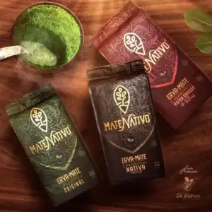 Erva De Chimarrão Mate Nativo Moída Grossa Mais Folhas 1kg