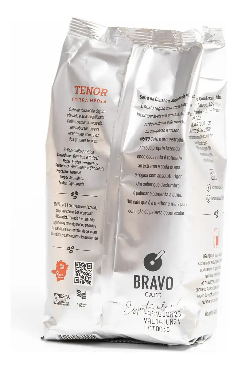 Café Tenor Moído 500g Bravo Café - Imagem 3