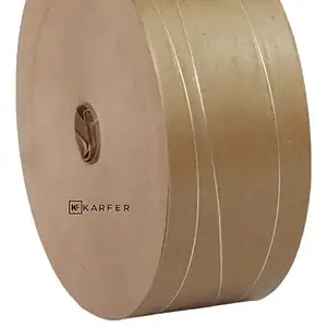 Fita Gomada Sem Reforço 70mm Fechar Caixa De Papelão 5 Rolos