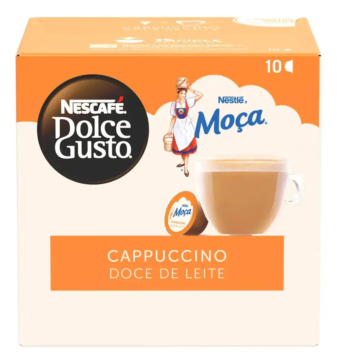 Capsula Nescafé Dolce Gusto Cappuccino Doce Leite Moca 10 Un - Imagem 6