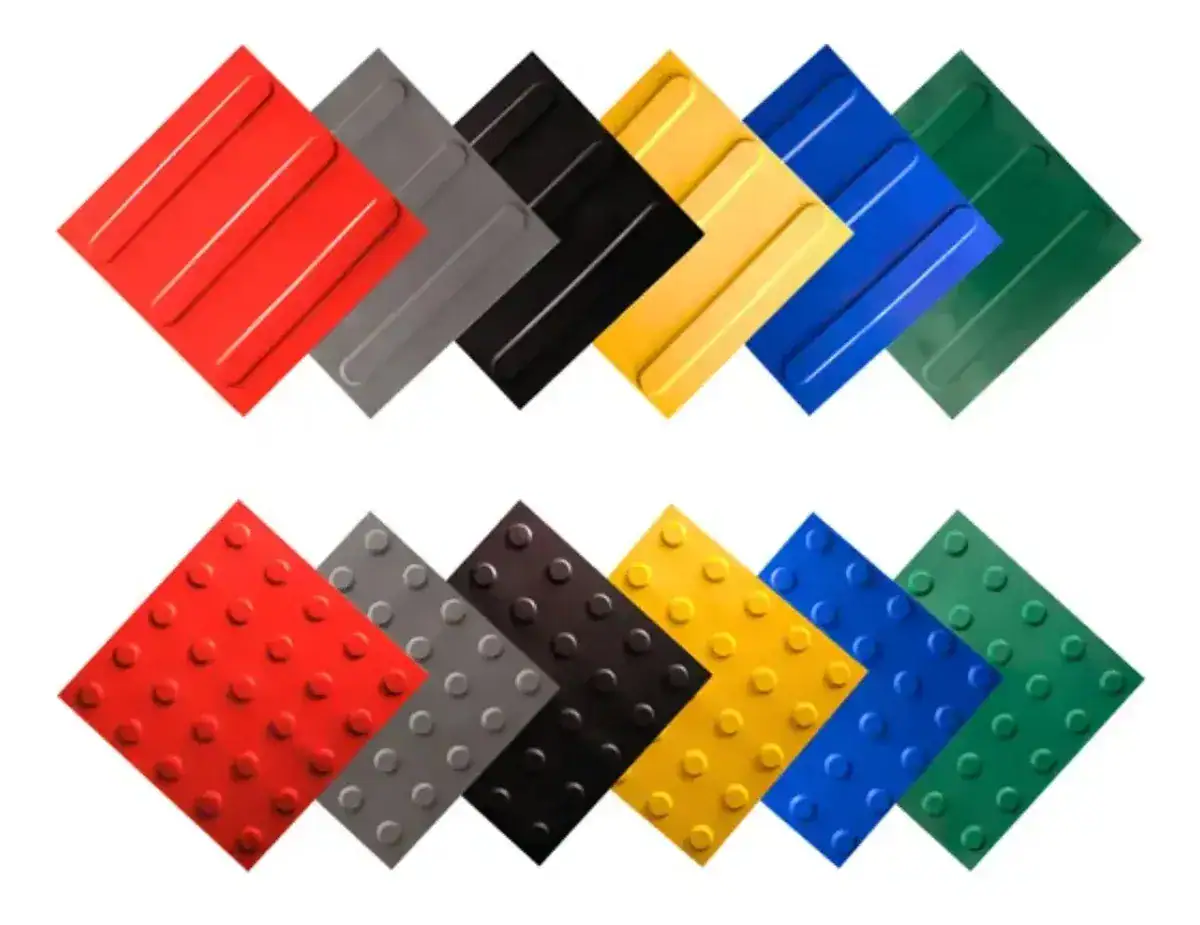 Kit 50pçs Piso Tátil 25x25cm - Alerta E Direcional - Imagem 2