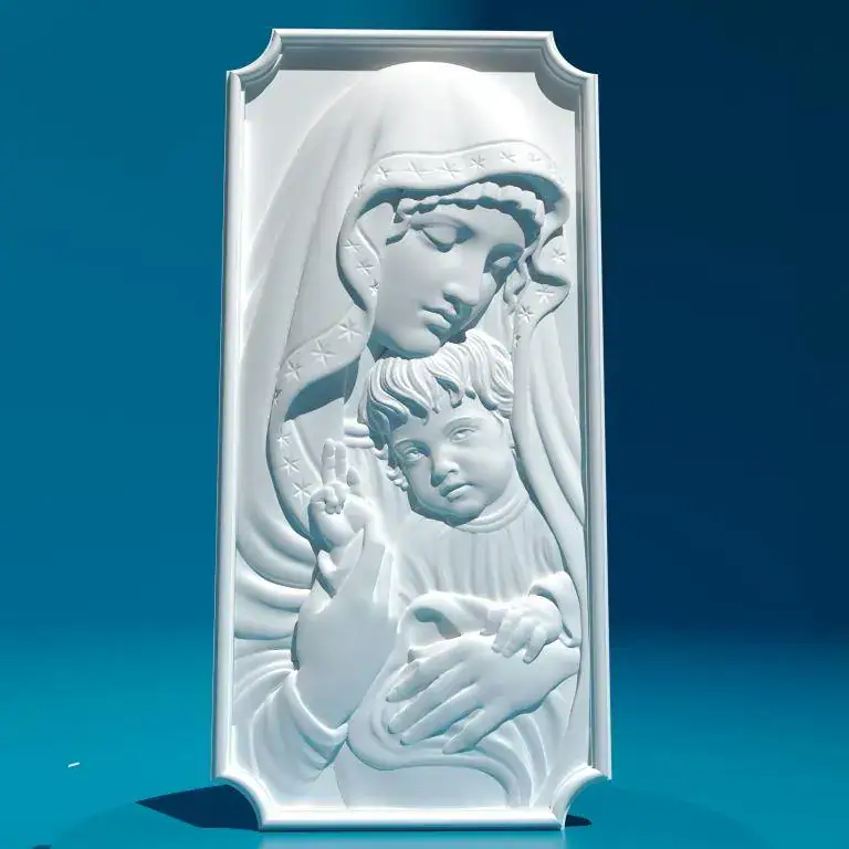 Conjunto Kit 4 Formas 3d Gesso E Cimento Religiosos - Imagem 5