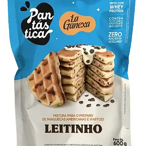 Pantástica Leitinho 600g Mistura Para Panquecas E Waffles