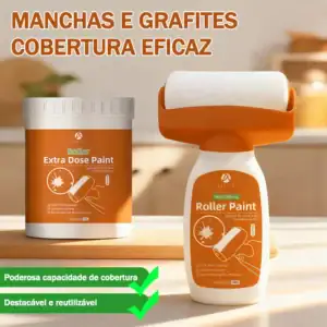 Rolo De Tinta 500ml Com Reservatório - Rolo De Pintura
