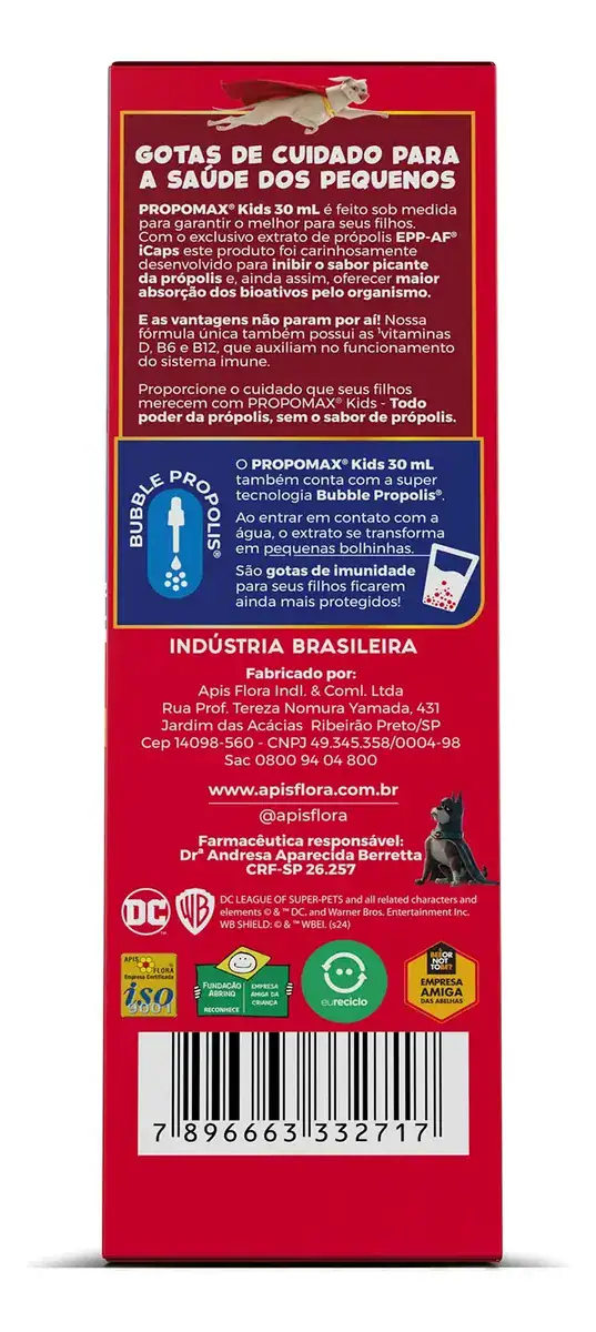 Extrato De Própolis Verde Infantil - Propomax Kids 30ml - Imagem 3