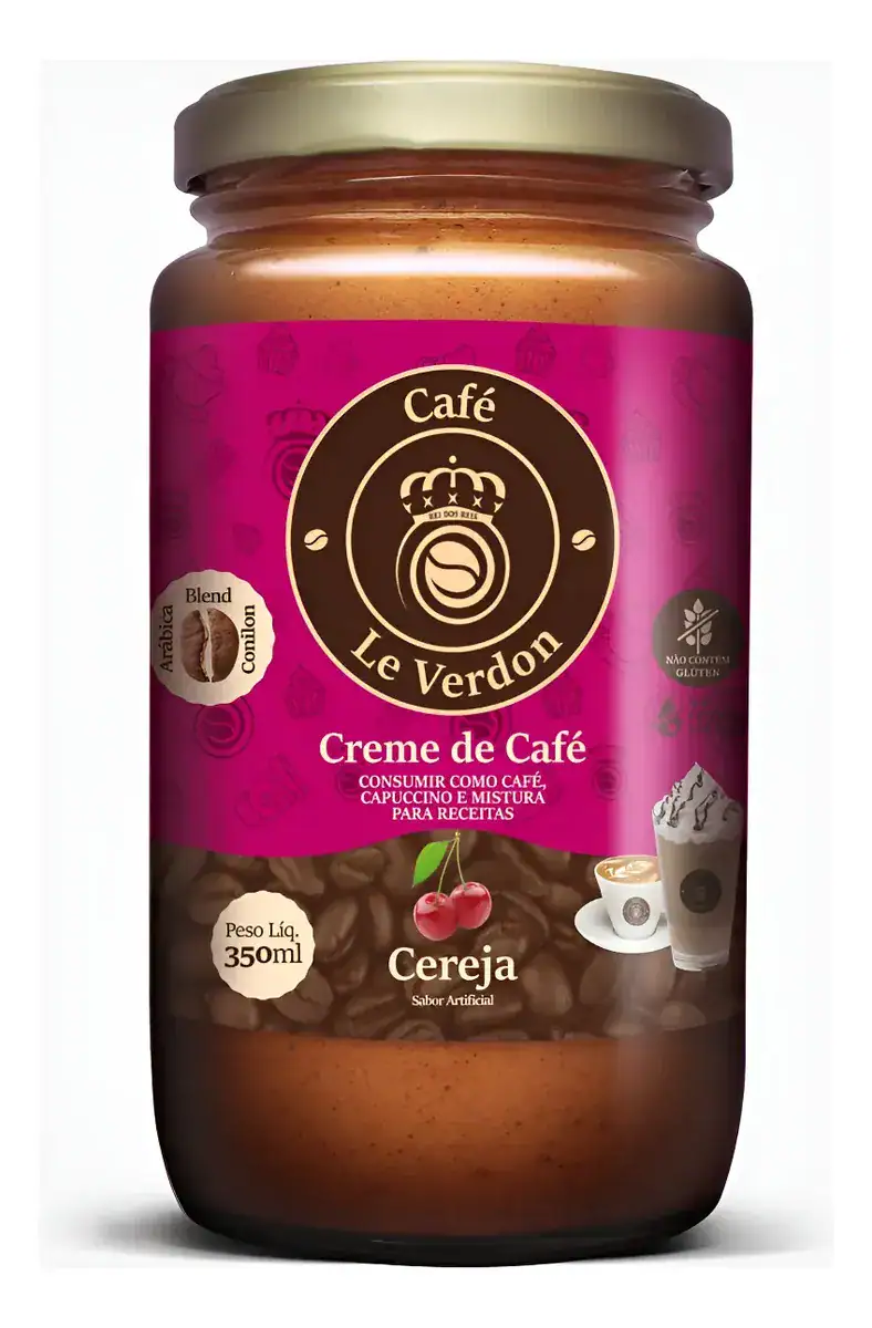 Creme De Café Cereja 350ml - Café Le Verdon