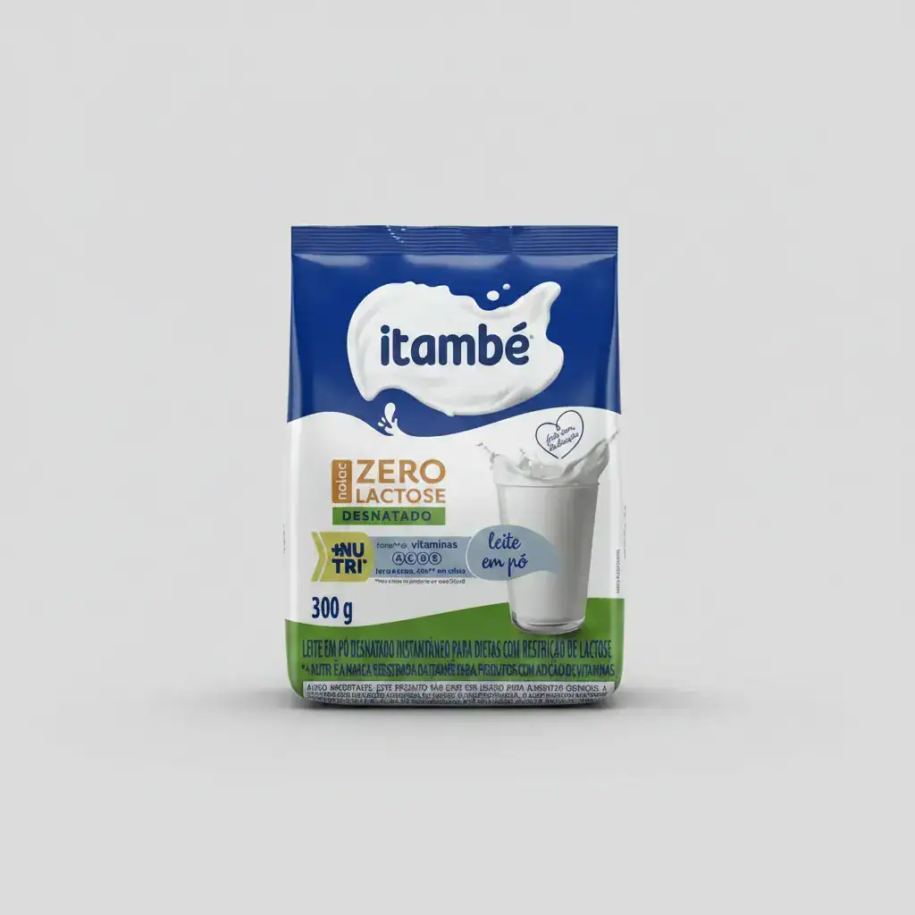 Leite Pó Desnatado Zero Lactose Itambé Nolac 300g - Imagem 4