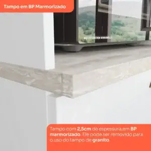 Tampo Para Balcão Emilly 120cm Henn