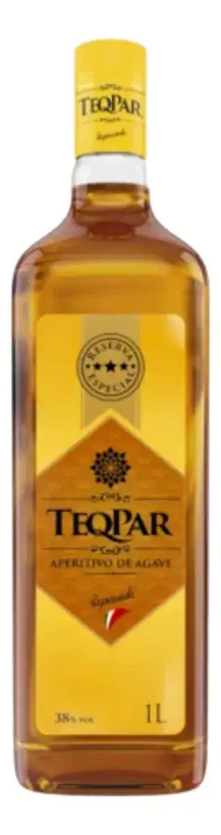 Teqpar Aperitivo De Agave Tequila Ouro 1 Litro Paratudo