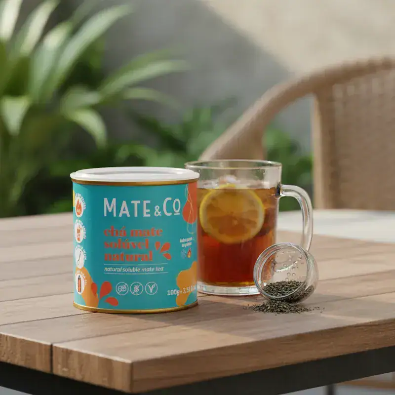 Chá Mate Solúvel Sabor Natural Mate&co - Incomparável - Imagem 5
