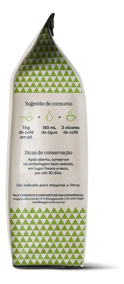 Café Torrado e Moído Chocolate com Menta Baggio Pacote 250g - Imagem 5