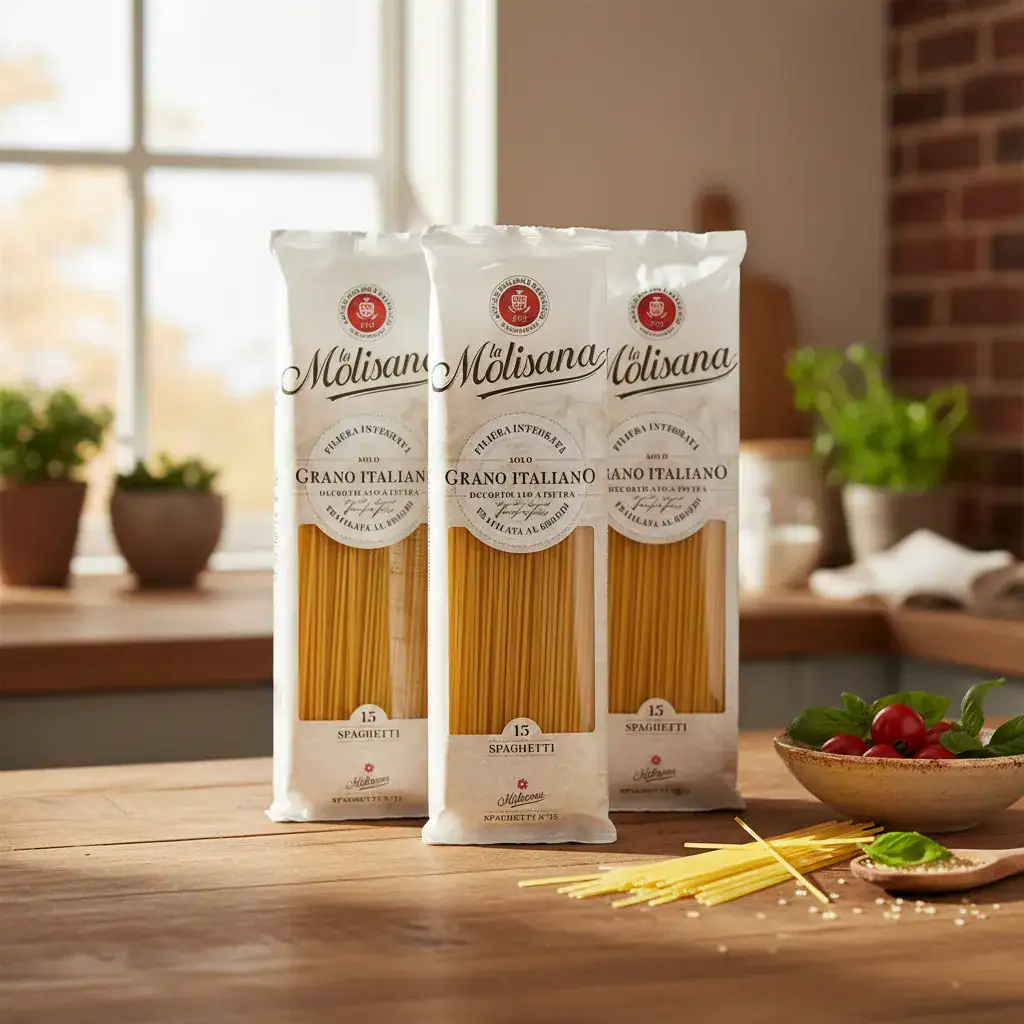 Kit 3 Macarrão Italiano Spaghetti La Molisana 500g Premium - Imagem 6