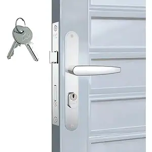 Fechadura Stam Estreita Espelho Inox 601-602/33 Serralheiro