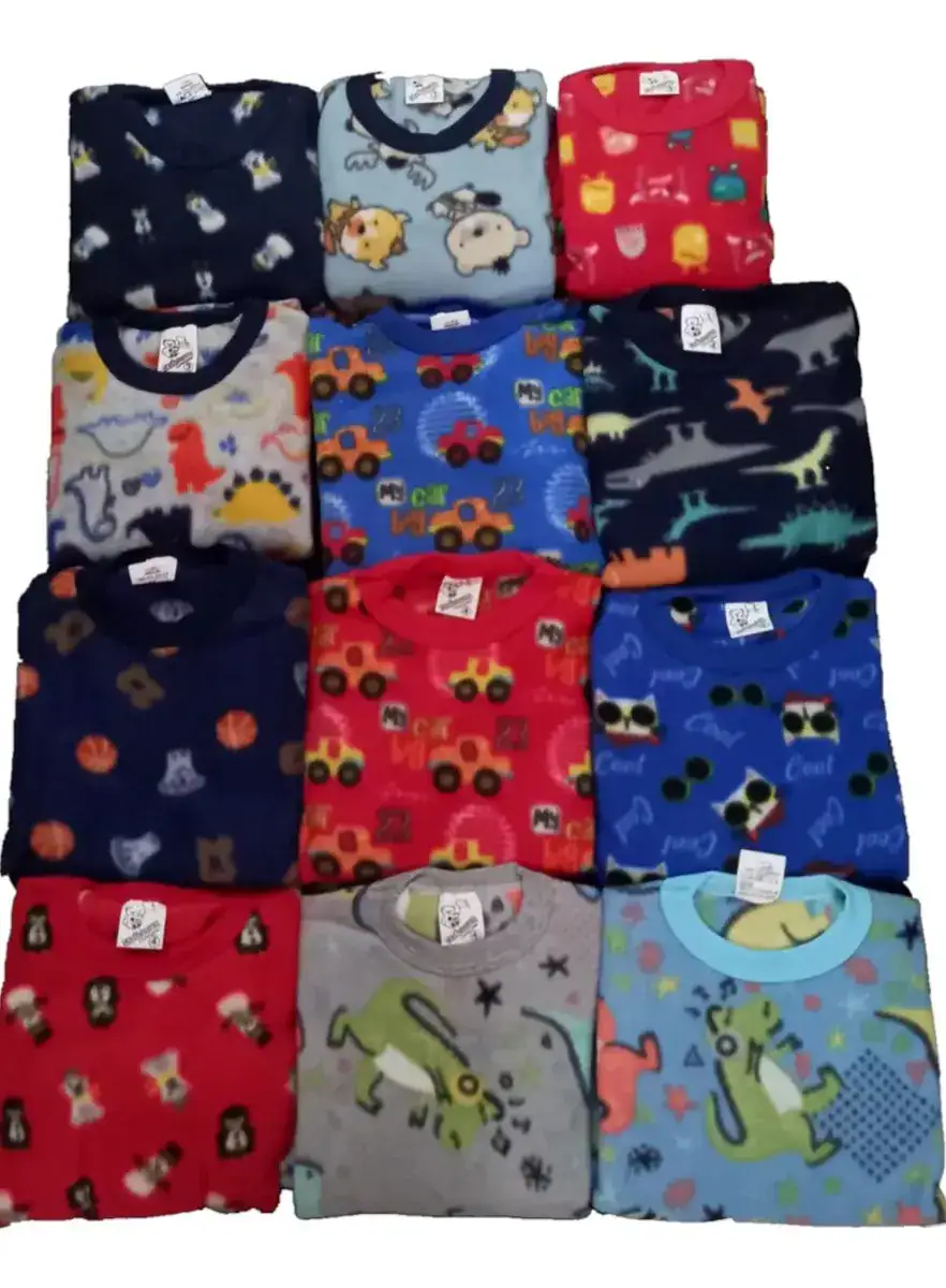 Conjunto Pijama Soft Bebe Infantil Inverno Menino E Menina