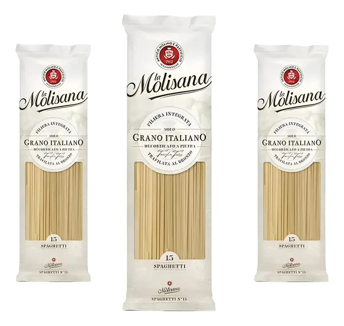 Kit 3 Macarrão Italiano Spaghetti La Molisana 500g Premium - Imagem 7