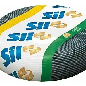 Cabo Flexível Sil 4mm Fio Elétrico 100m Metros Cor da cobertura Preto