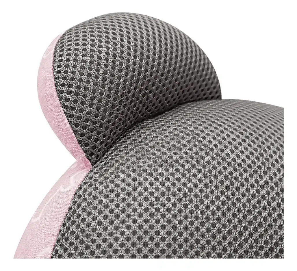 Almofada De Banho Buba Para Bebê Ursinho Rosa - Imagem 4