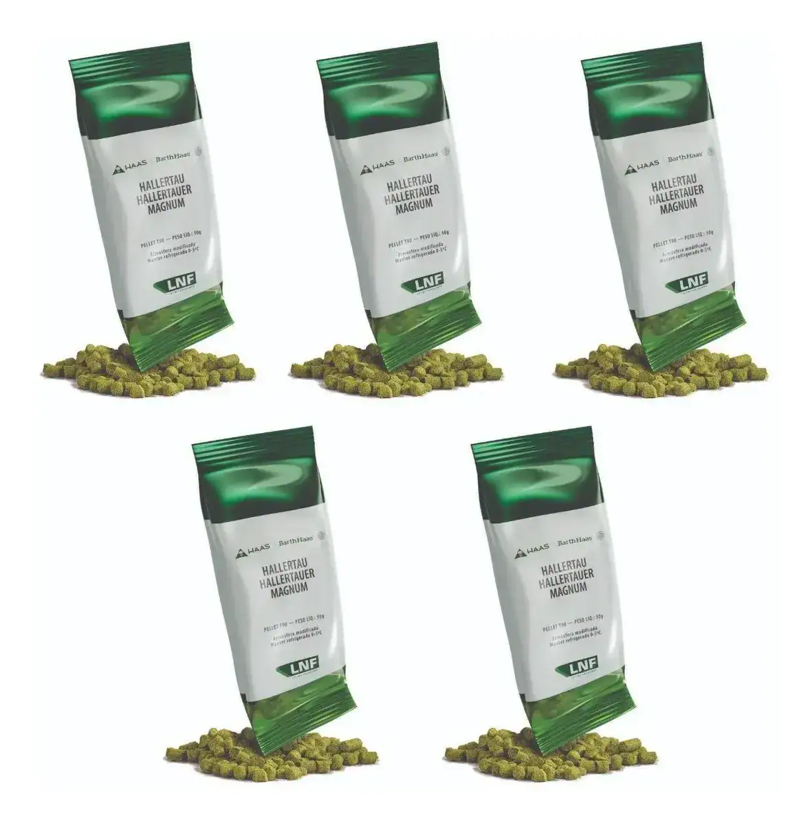 05 Lupulos Hallertau Magnum Em Pellet 50grs Lnf