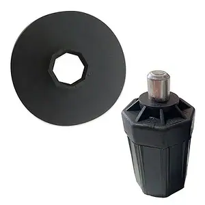 2kits Enrolador Fita Polia Udi. Oitavado 200mm + Ponteira