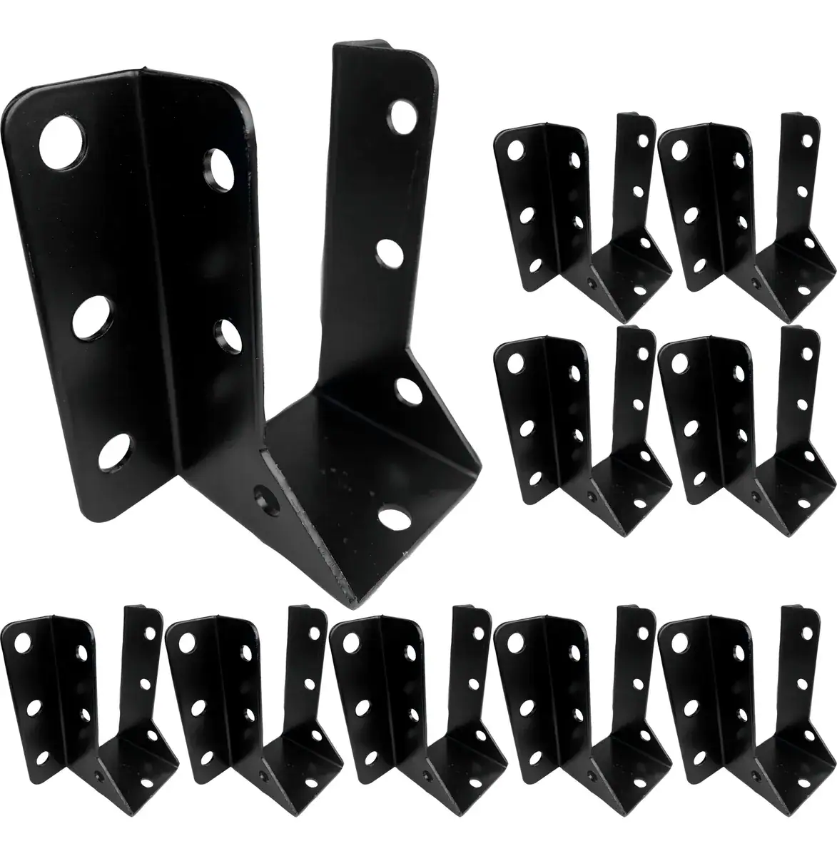 Kit Suporte Viga 5x10 Parede Caibro Madeiramento Pergolado