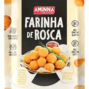 Farinha de Rosca sem Glúten Aminna 300g
