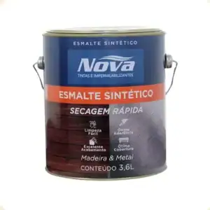 Tinta Esmalte Sintético Brilhante Branco 3,6l Nova Tintas