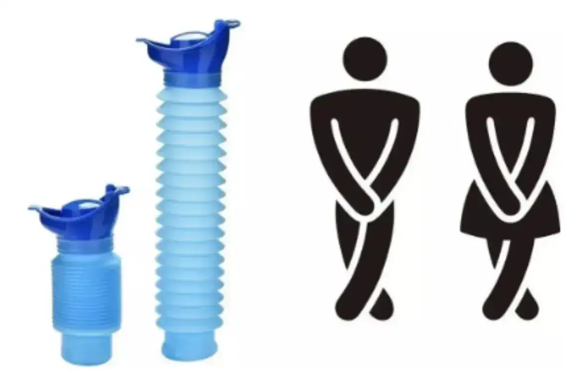 Mictório Portátil Unisex Lavavel Para Emergências No Carro