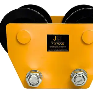 Trole Manual Carro Trolley 3000kg 3 Tonelada Para Talha Jst