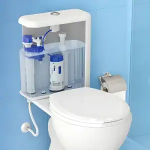 Kit Caixa Descarga Completo Censi Master Dual Flush Entrada Inteligente