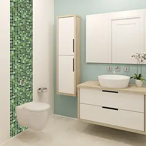 Adesivo Pastilha Cozinha Banheiro Verde 25x25 30un S/resina