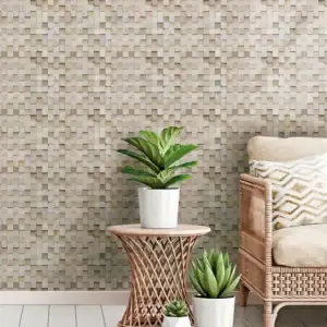 Papel De Parede Adesivo Banheiro Cozinha Sala Lavável 10m